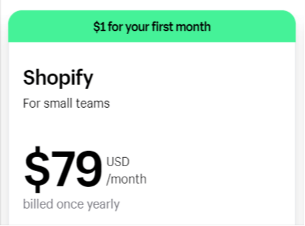 Shopify Plan