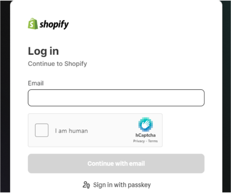 Log In To Your Shopify Account